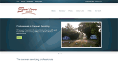 Desktop Screenshot of caravan-services-dorset.co.uk